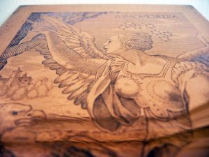 Engraved copper plate